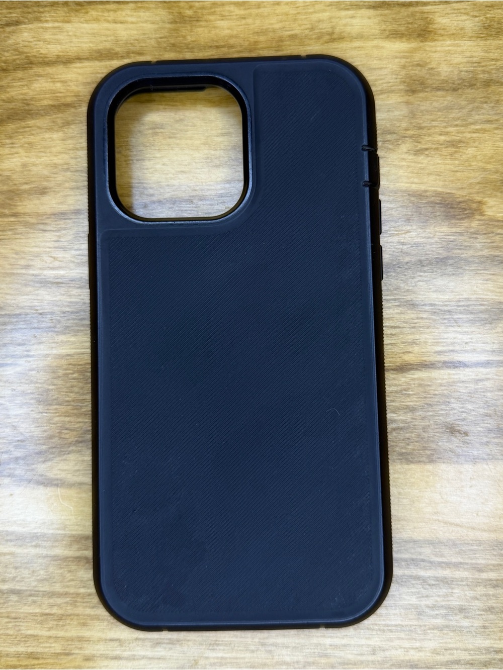 Onn iPhone 14 Pro Max Rugged Hardcover Case Black
